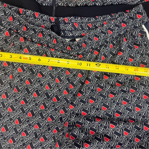 Champion Authentic Women's Track Suit Navy and Red C-Logo All Over Pattern Sz XL - Picture 12 of 12